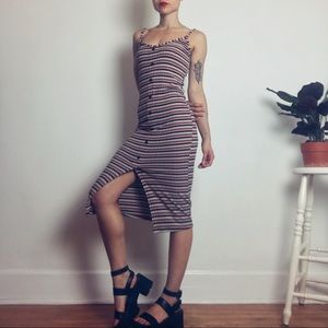 Size S | Wild Fable Striped Midi Dress